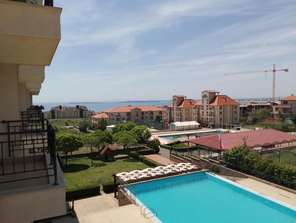 A view of the pool at Macon Residence Apartments in Saint Vlas or nearby