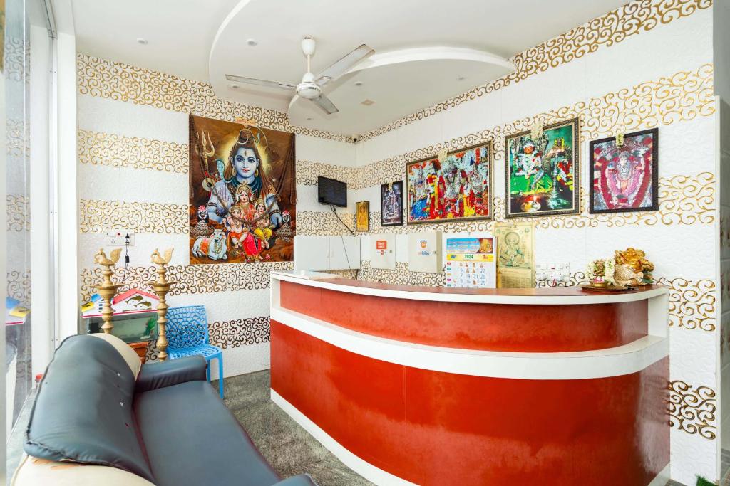 Posezení v ubytování Amman Residency - Rameswaram