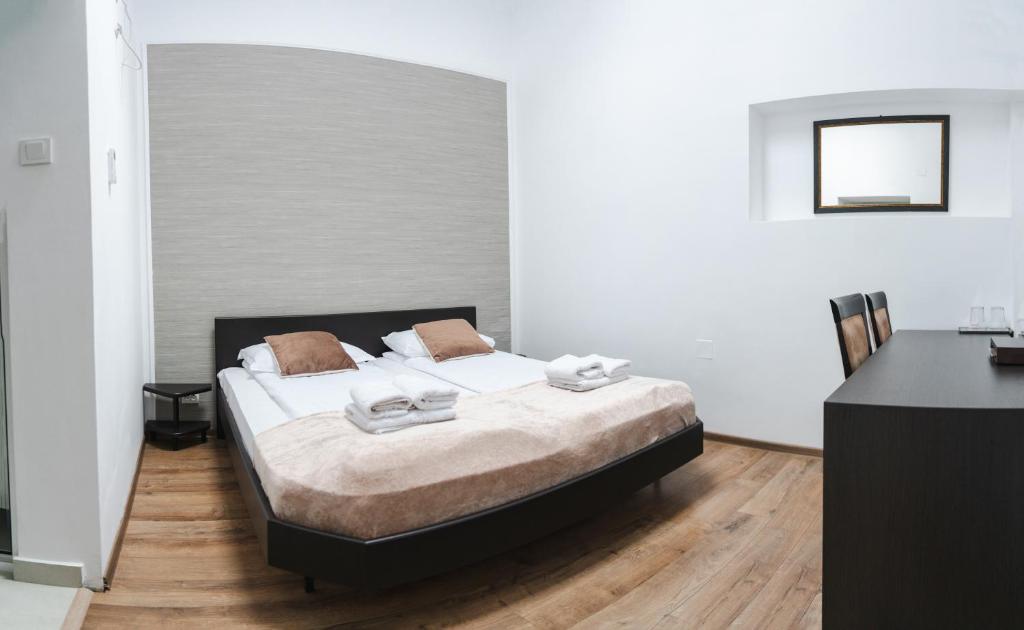 Postel nebo postele na pokoji v ubytování Myda