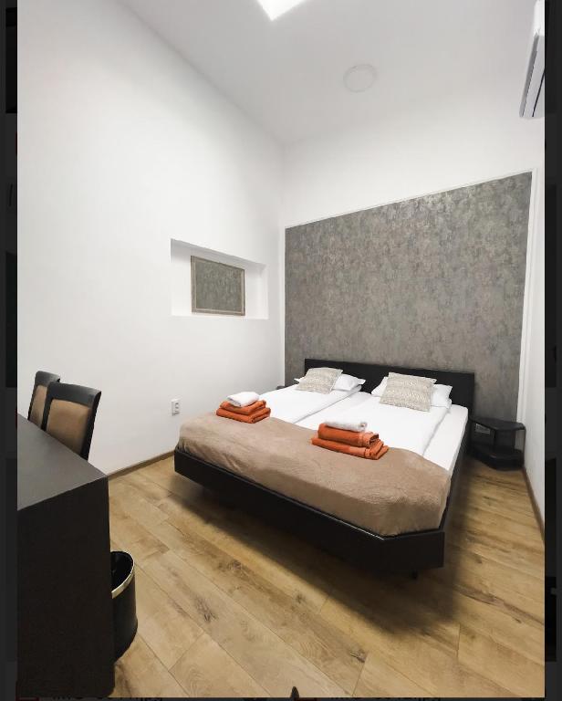 Postel nebo postele na pokoji v ubytování Myda