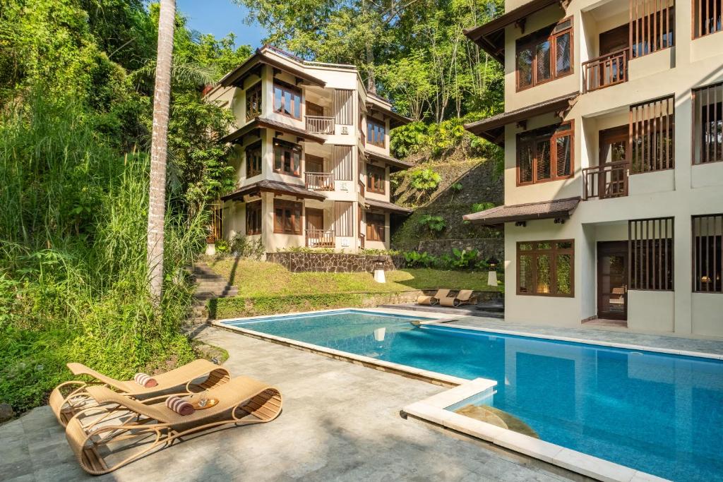 Bazén v ubytování Semana Residences by Cove nebo v jeho okolí