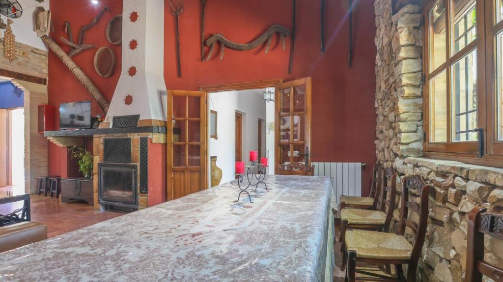 Kuchyň nebo kuchyňský kout v ubytování Casa Huerta El Fontanarillo Montemayor by Ruralidays