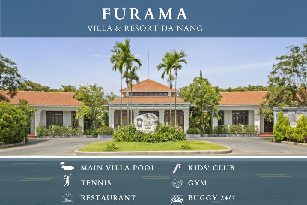 ダナンにあるDa Nang Beach Villa Resortのリゾート・ダナンのヴィラの完成予想図