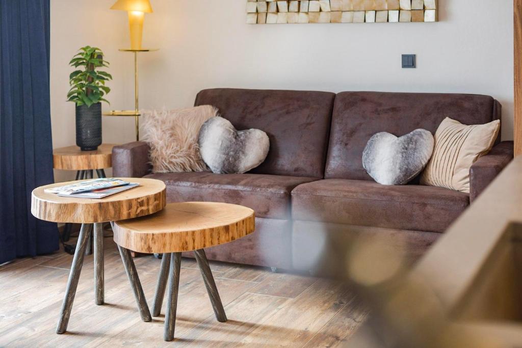 Posezení v ubytování Alpenchalet Prinsengut