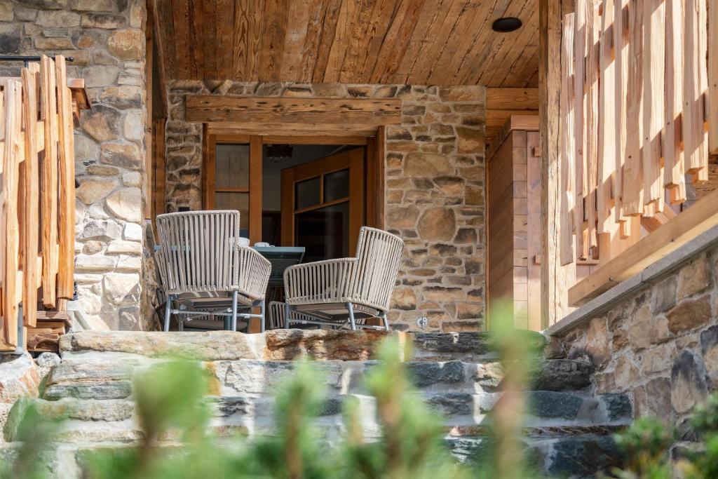 Patio nebo venkovní prostory v ubytování Alpenchalet Prinsengut