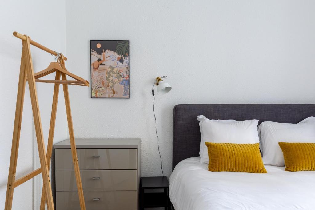 Posteľ alebo postele v izbe v ubytovaní Travel Homes - Niffel 1 - Un havre de paix près du Parc
