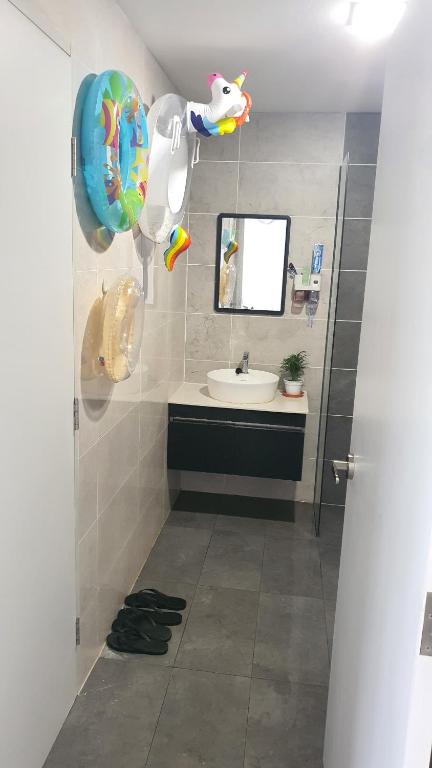 Koupelna v ubytování Kami Tami Japandi Poolview