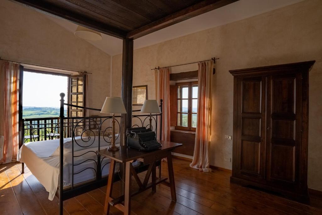 Balkón nebo terasa v ubytování Tenuta Fattoria Vecchia