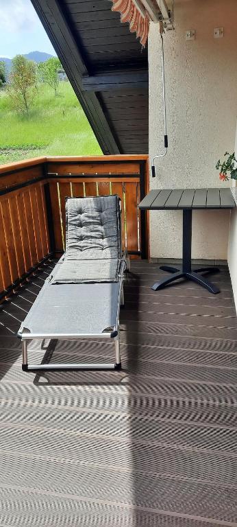 Balkón nebo terasa v ubytování Apartma Žvan