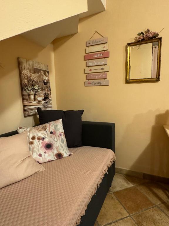 Posteľ alebo postele v izbe v ubytovaní Villa Adriana House - alloggio turistico ID 18021