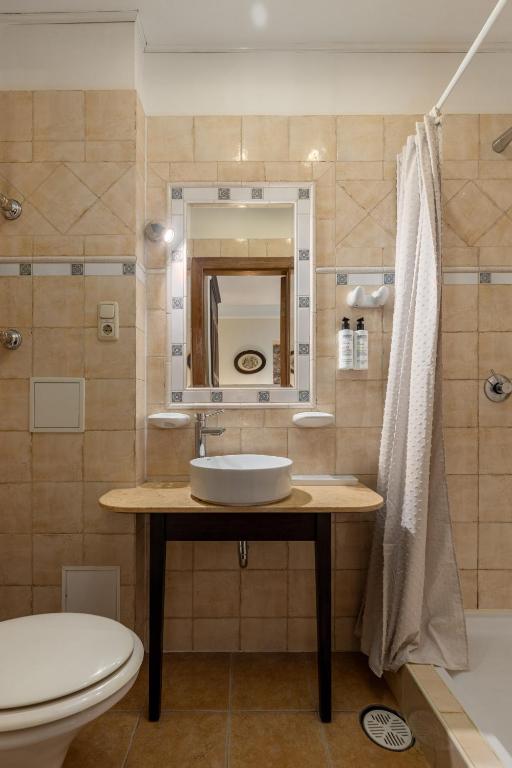 Koupelna v ubytování M5 self-service Boutique Hotel