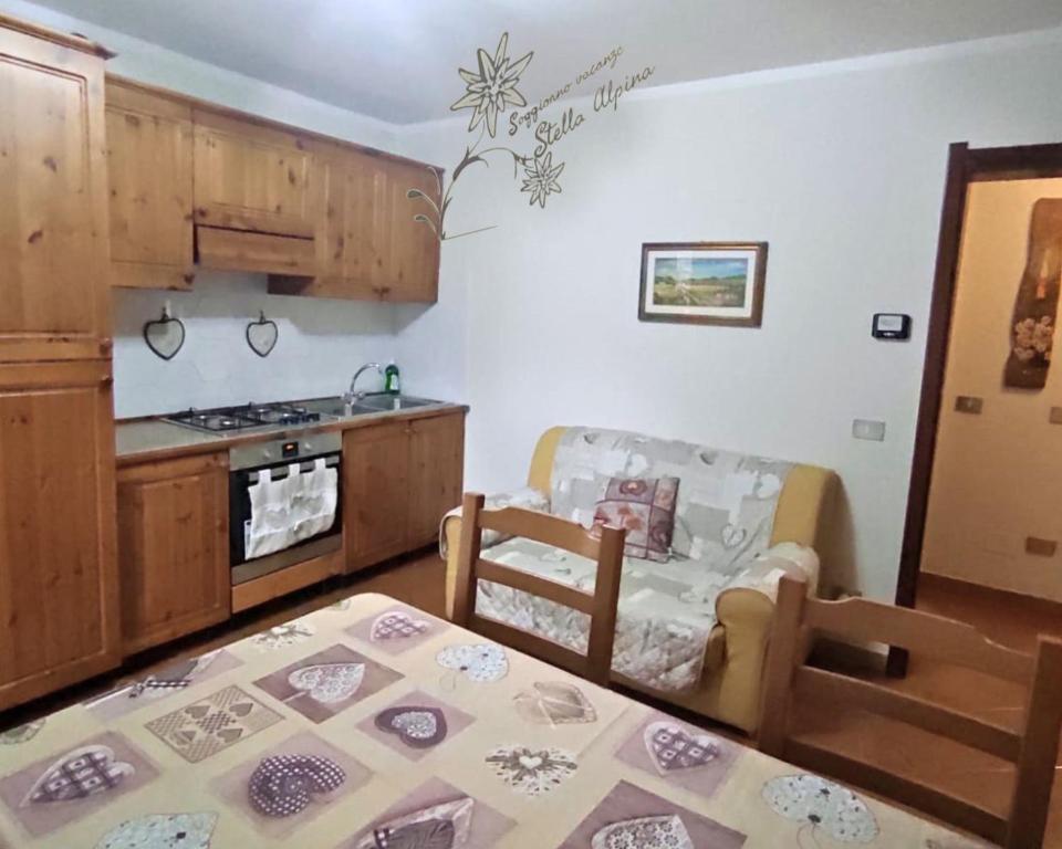 Soggiorno Vacanze Stella Alpina - Appartement D'une Chambre