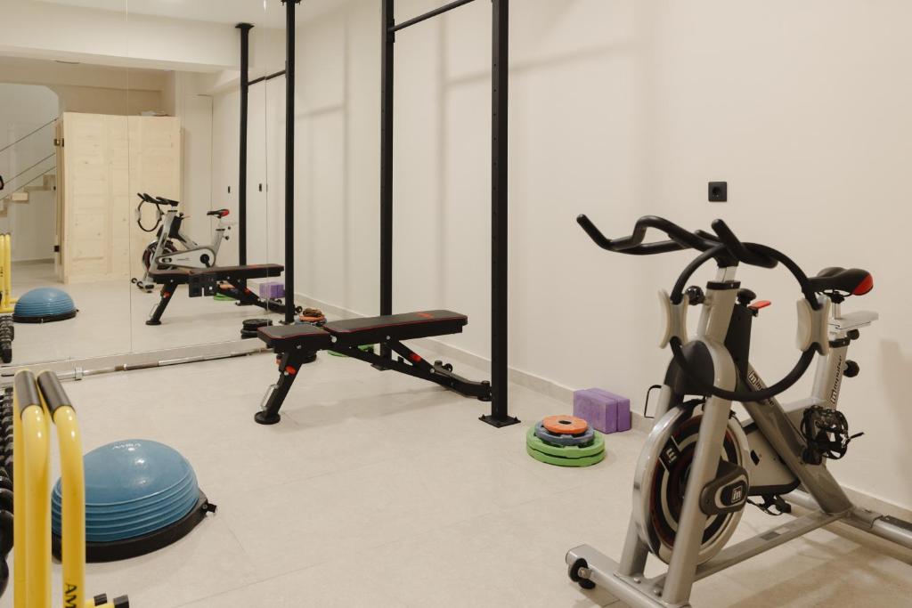 Fitness centrum a/nebo fitness zařízení v ubytování Destino Residencies
