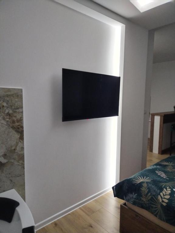 TV a/nebo společenská místnost v ubytování Aqua Apartments 1
