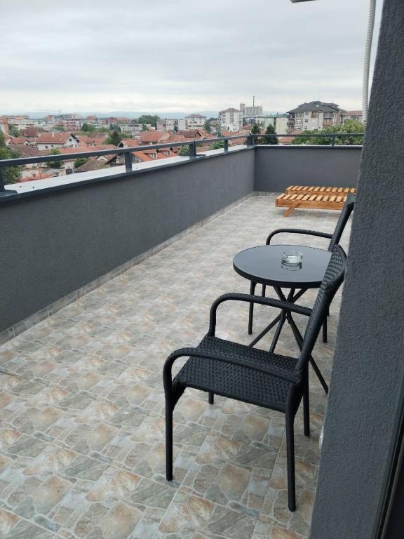 Balkón nebo terasa v ubytování Aqua Apartments 1