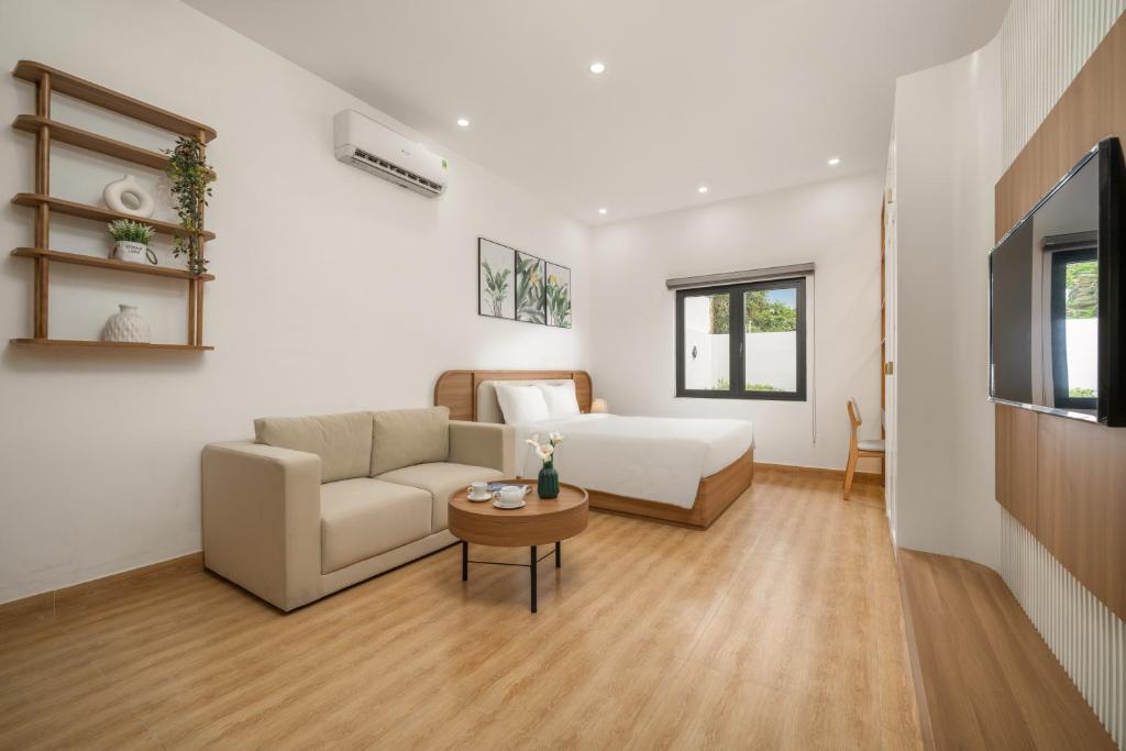 Posezení v ubytování Delak Homestay