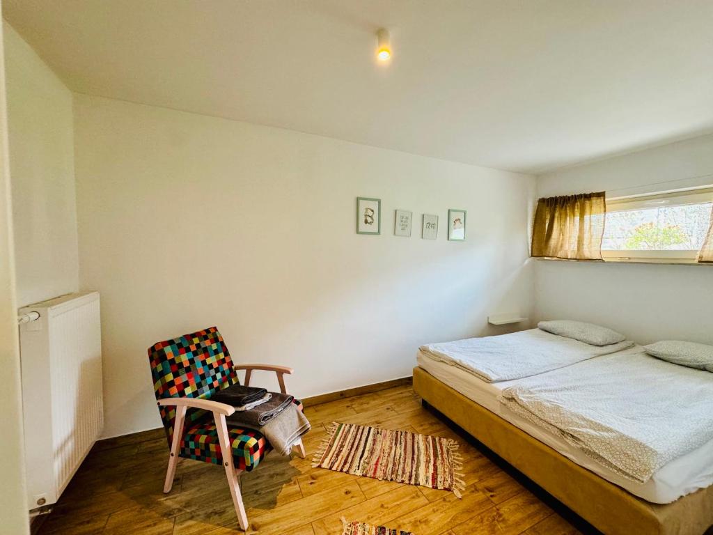 Posteľ alebo postele v izbe v ubytovaní Design Apartments
