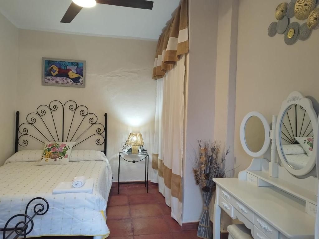 Posteľ alebo postele v izbe v ubytovaní Casa Rural Vista Bella