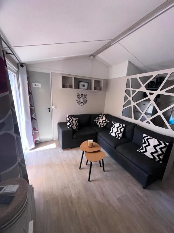 Posezení v ubytování Camping Mar Estang