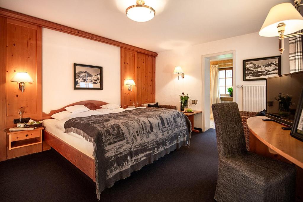 Postel nebo postele na pokoji v ubytování Gästehaus Daheim
