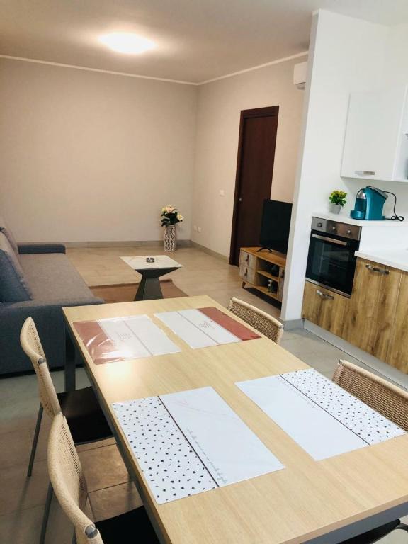 Kuchyň nebo kuchyňský kout v ubytování Matis Appartamenti