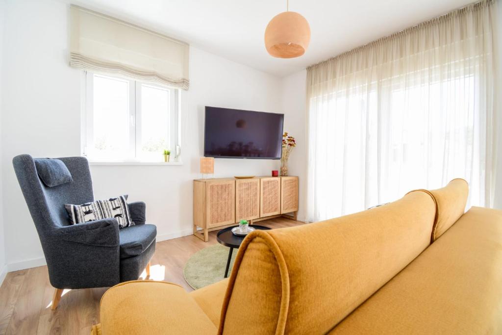 TV a/nebo společenská místnost v ubytování Kuća za odmor LAVANDA