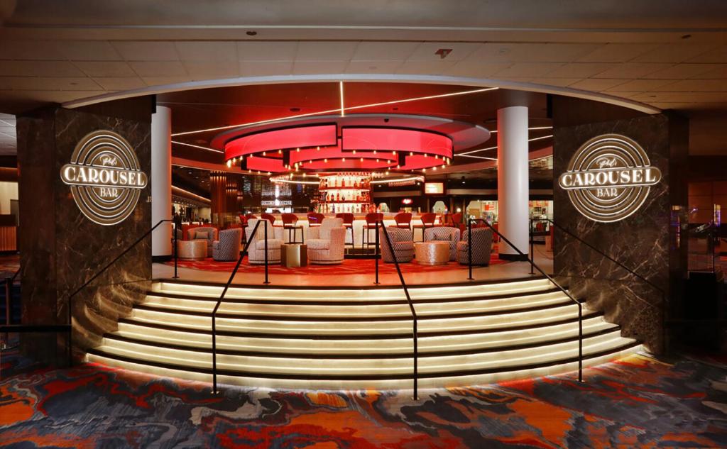 Lounge nebo bar v ubytování Bally's Atlantic City Hotel & Casino