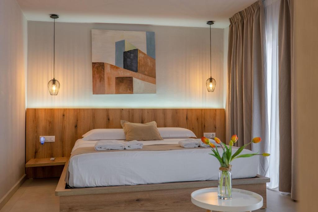 Postel nebo postele na pokoji v ubytování Arameras Beach Resort