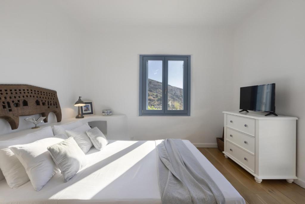 Posteľ alebo postele v izbe v ubytovaní Seaside luxury villa