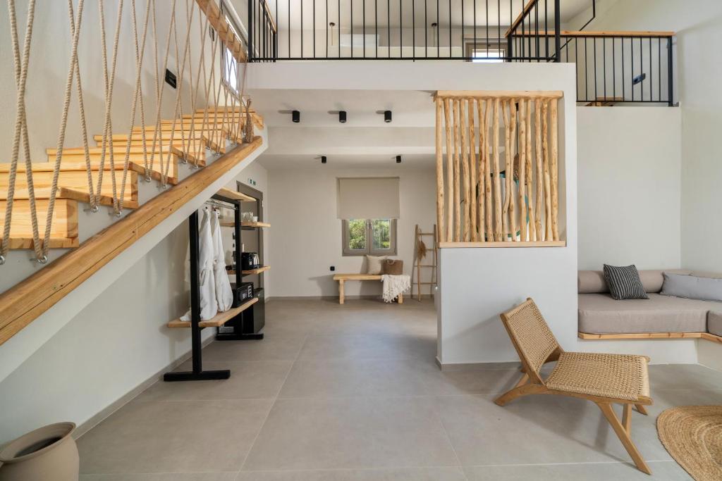 Posezení v ubytování Amo Golden Suites
