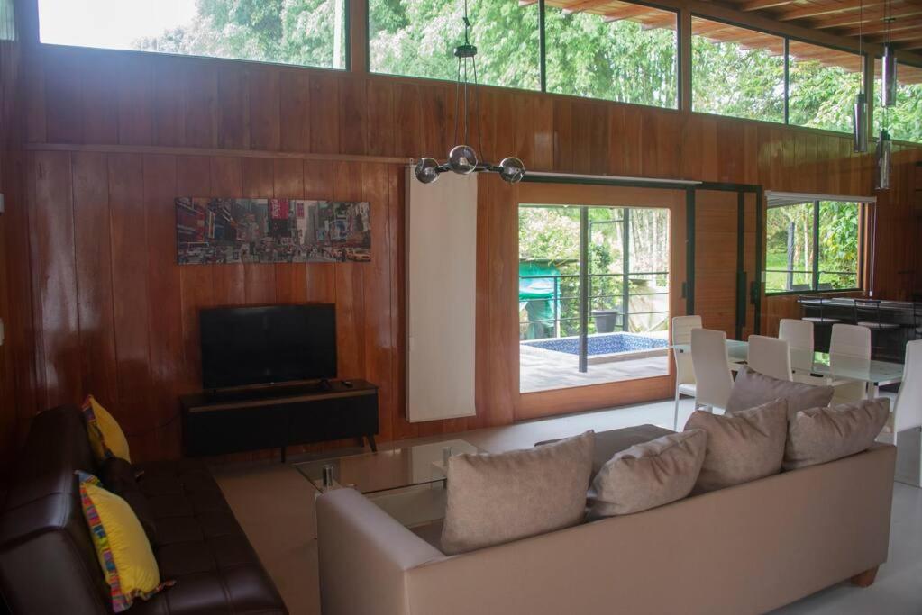 Posezení v ubytování Maison Mindo