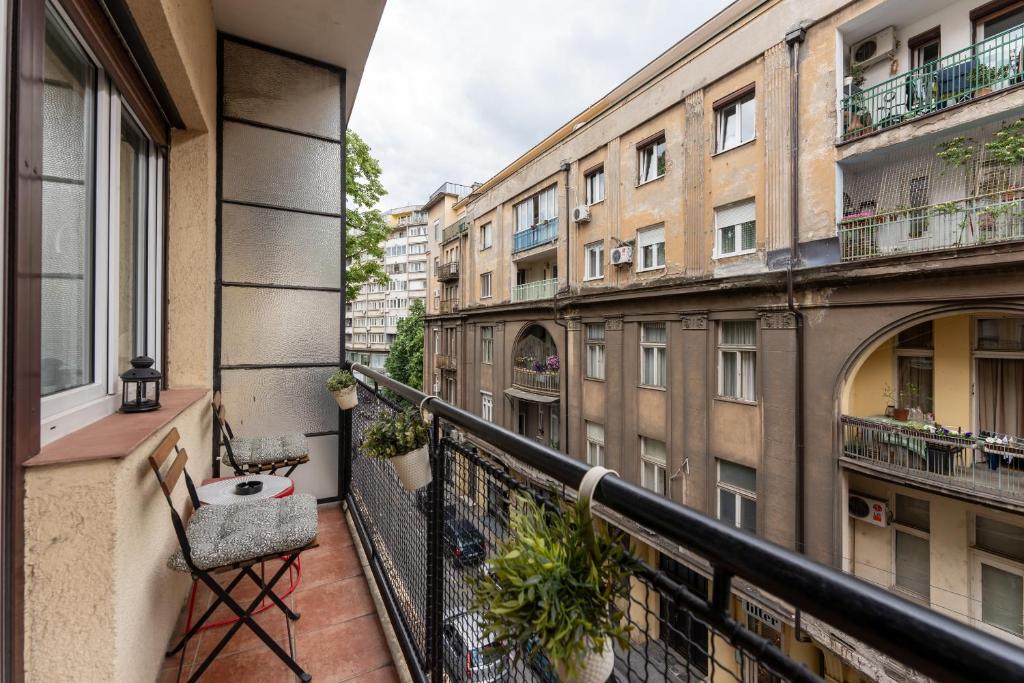 Un balcón o terraza en ZigZag Belgrade