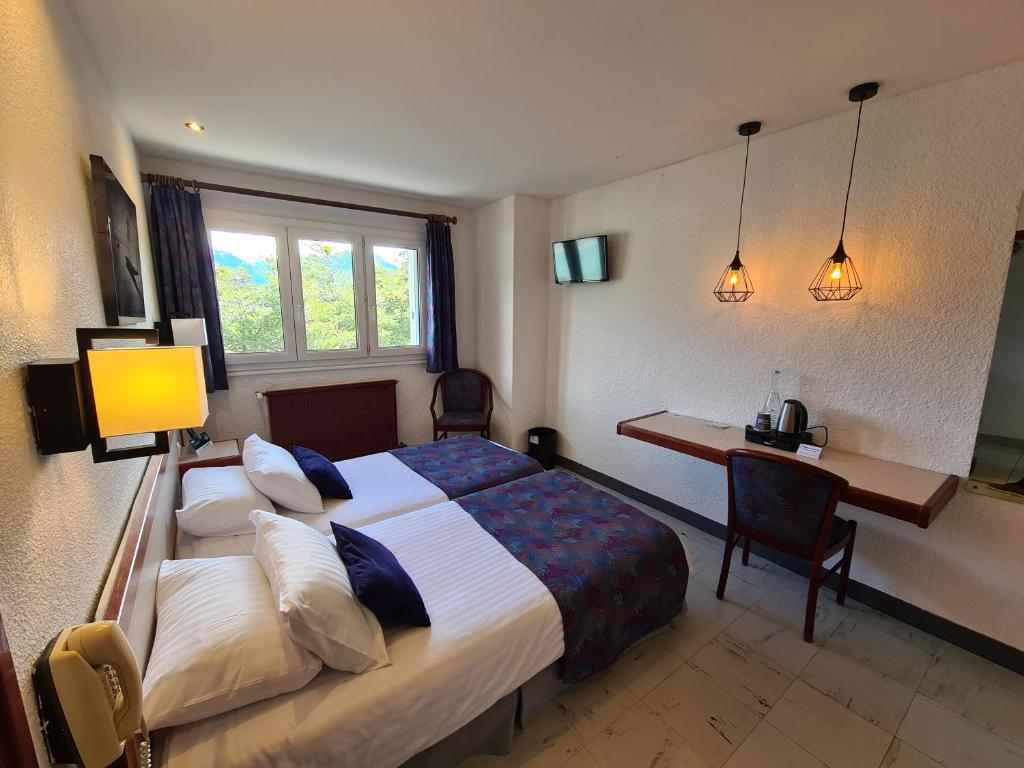 Logis Hotel Eden Lac - ツインルーム レイクビュー