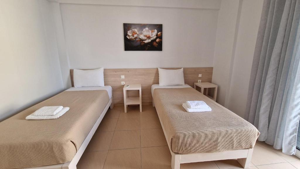 Krevet ili kreveti u jedinici u okviru objekta Horizon view rooms