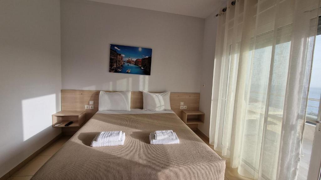 Krevet ili kreveti u jedinici u okviru objekta Horizon view rooms