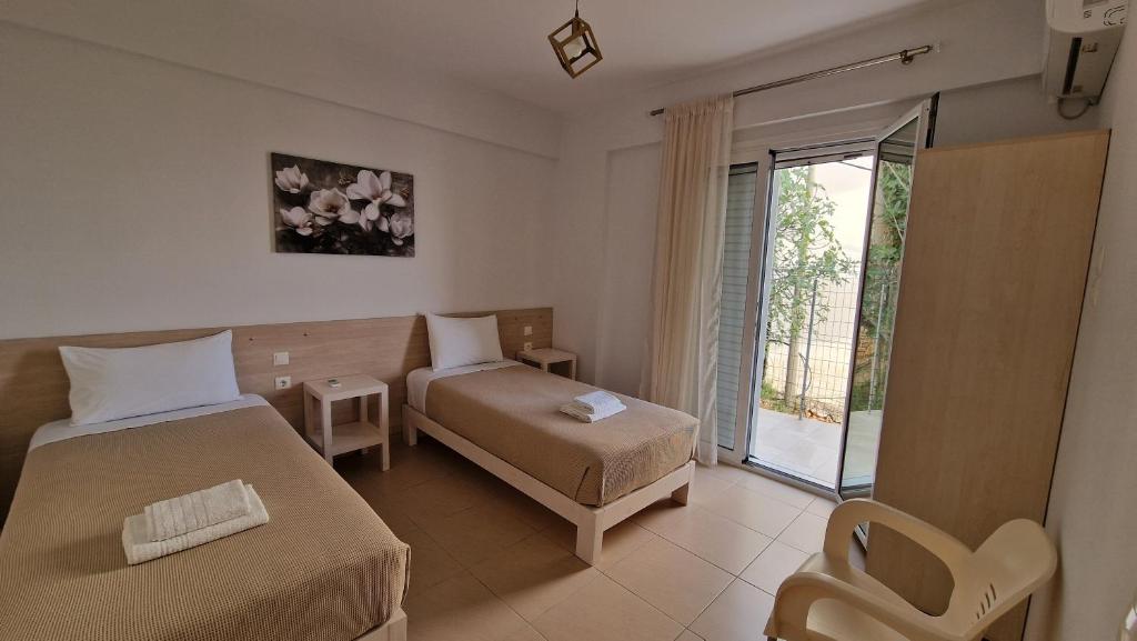 Krevet ili kreveti u jedinici u okviru objekta Horizon view rooms