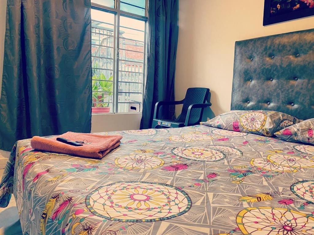 Giường trong phòng chung tại Casa Olimpico