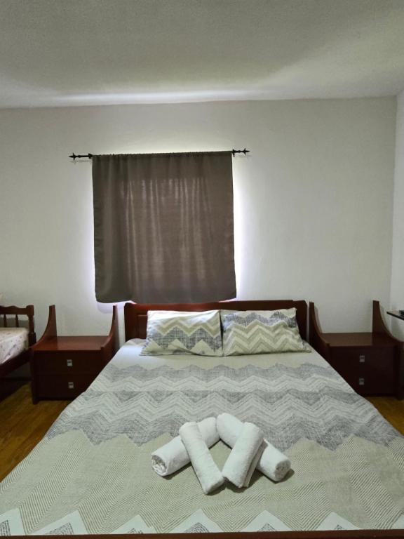 Postel nebo postele na pokoji v ubytování Rural Resort Tron - Rooms