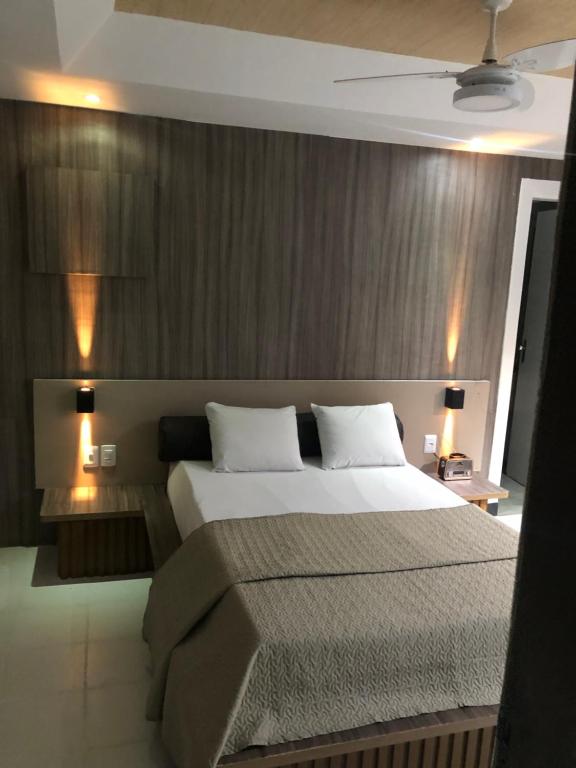 Postel nebo postele na pokoji v ubytování HOTEL BIGSTAR