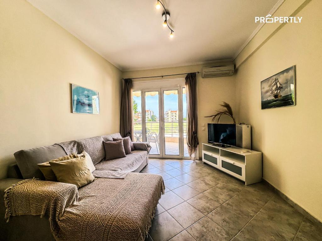 TV a/nebo společenská místnost v ubytování The Sunset Home #PROPERTLY