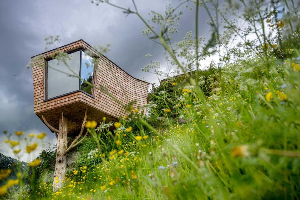 Zahrada ubytování Almhotel Lenz