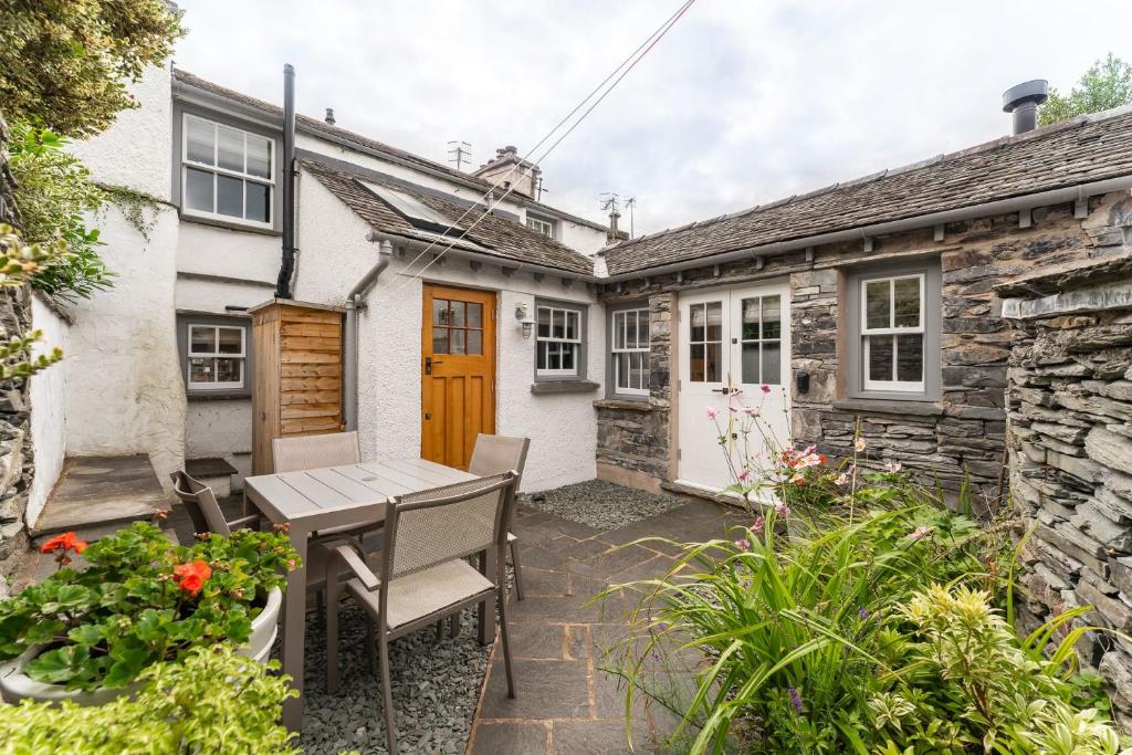 Bygningen som feriehuset ligger i