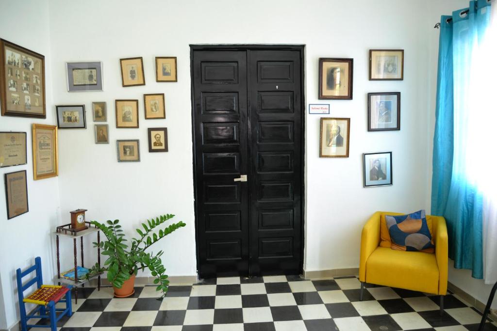 Posezení v ubytování Hostal Mi Rincón