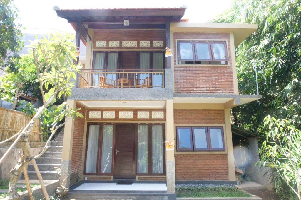Balkón nebo terasa v ubytování Ary House Ubud