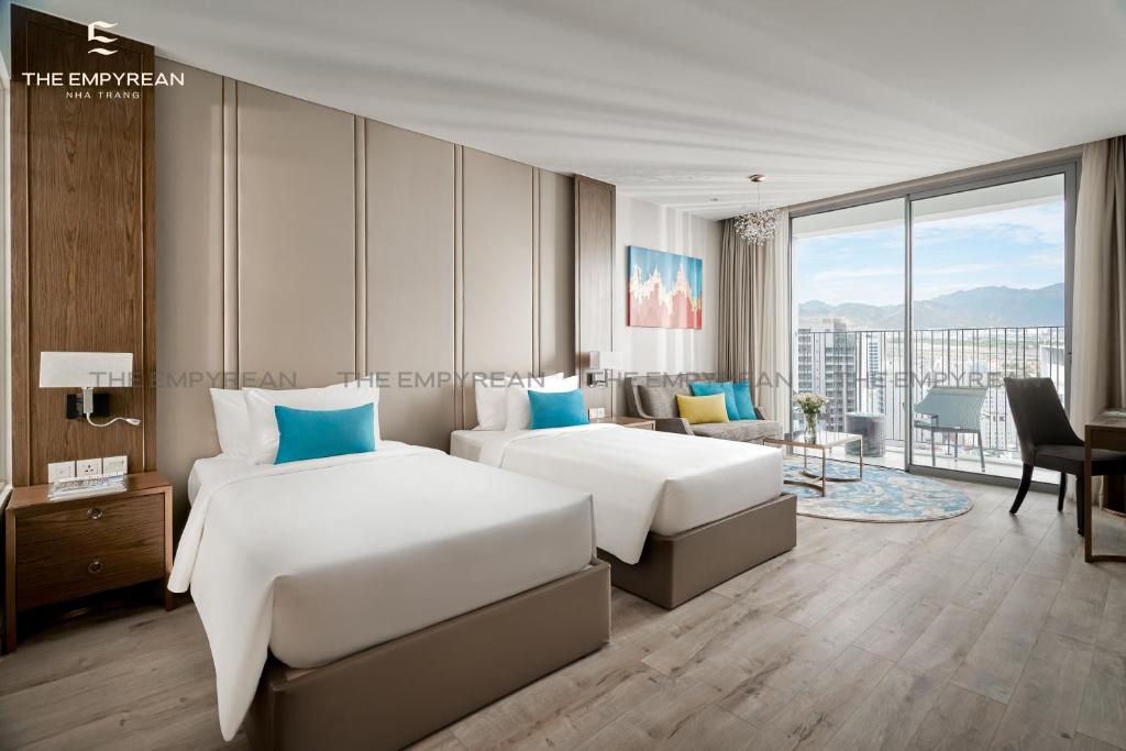 Phòng Deluxe 2 Giường Đơn Nhìn Ra Thành Phố