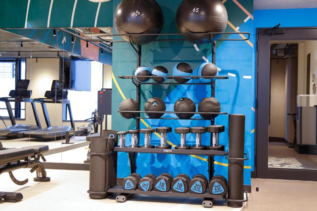 Fitness centrum a/nebo fitness zařízení v ubytování Caption by Hyatt Namba Osaka
