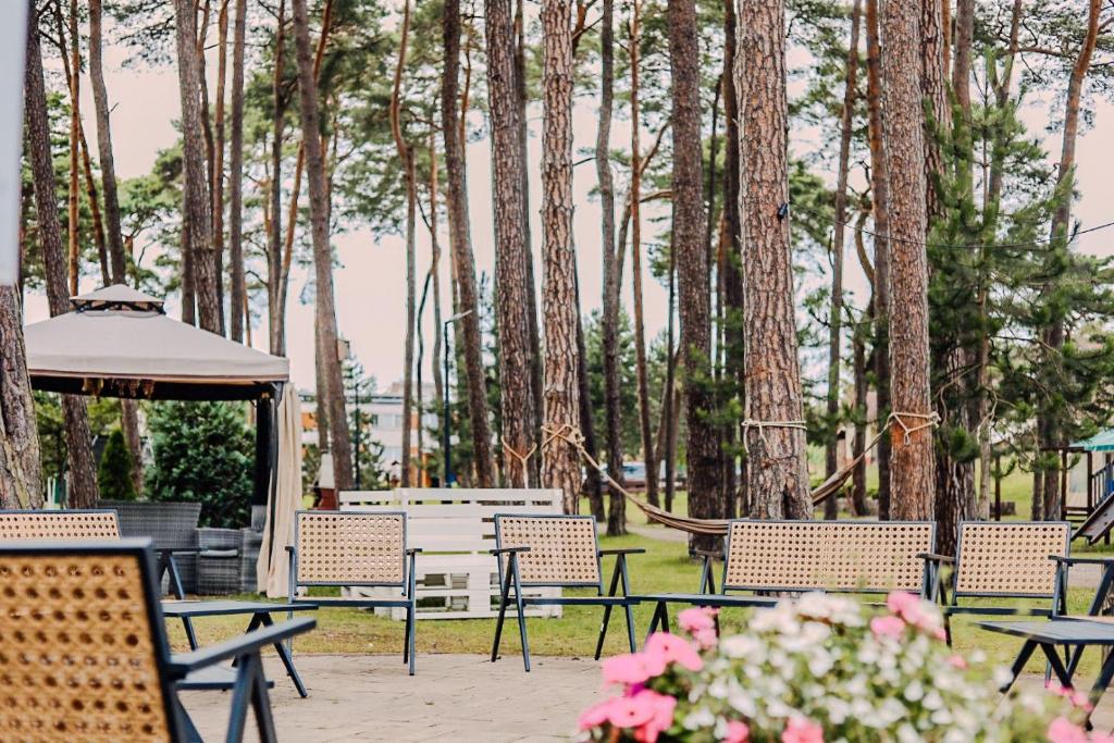 Zahrada ubytování FOREST Family Resort Ustka