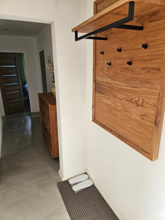 Kuchyň nebo kuchyňský kout v ubytování Apartmán Pohoda