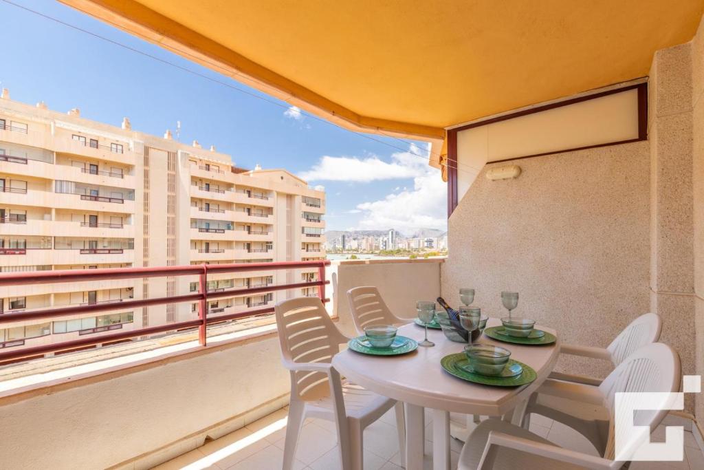 Balkón nebo terasa v ubytování Apartamento Topacio III 24A - Grupo Turis