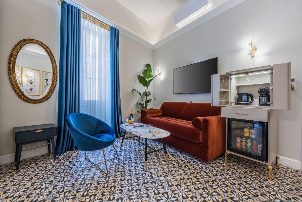 Posezení v ubytování Maison Medina Malta